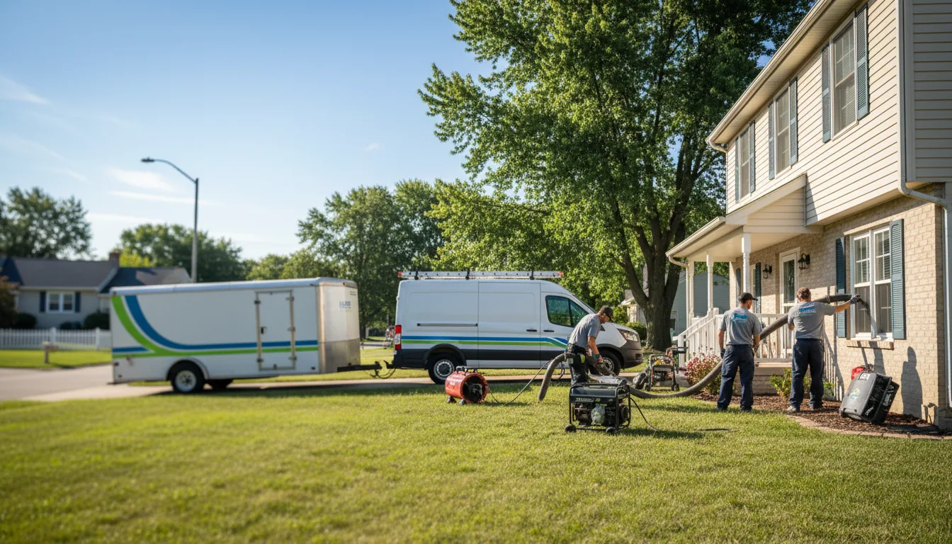 Flooded Basement Restoration And Cleanup With Repair in Dodson, MT near me